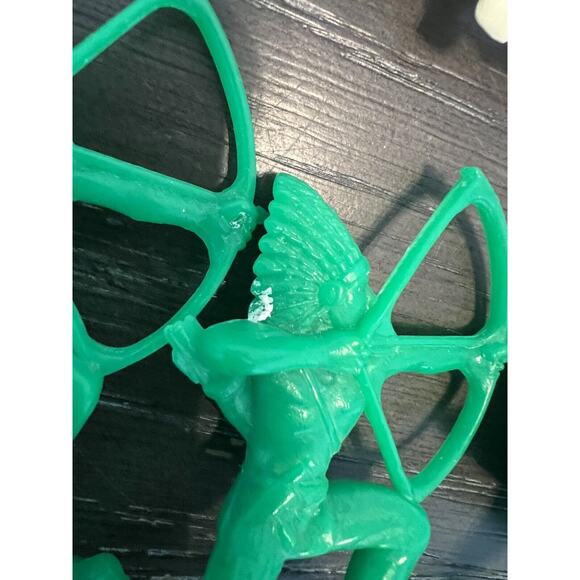 Plastic Western Cowboys Indians Horses And Fences, 100 Piece Lot Unbranded - Picture 14 of 16